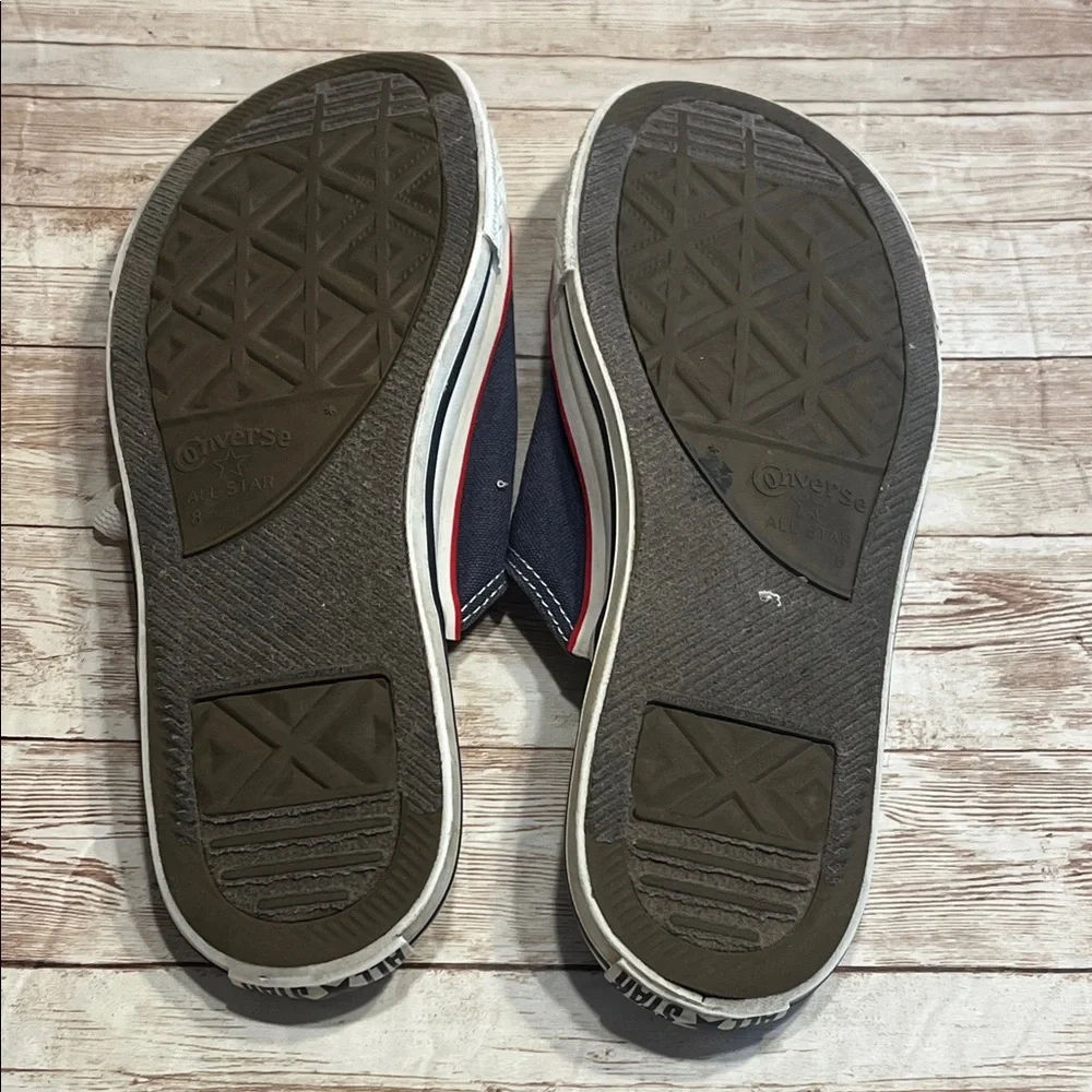 Vintage Converse Cutaway Navy and Red Slide Sneakers Size 10 W / 8 M - Picture 8 of 12